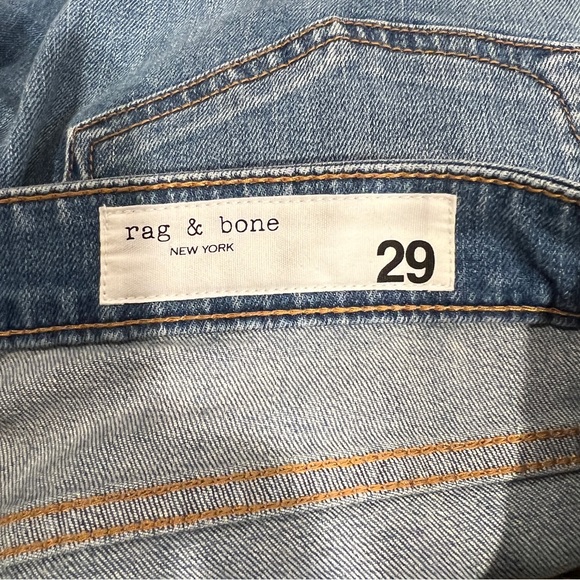 Rag & Bone Dre Low Rise Slim Boyfriend Jeans in Mick (29) - Picture 10 of 14